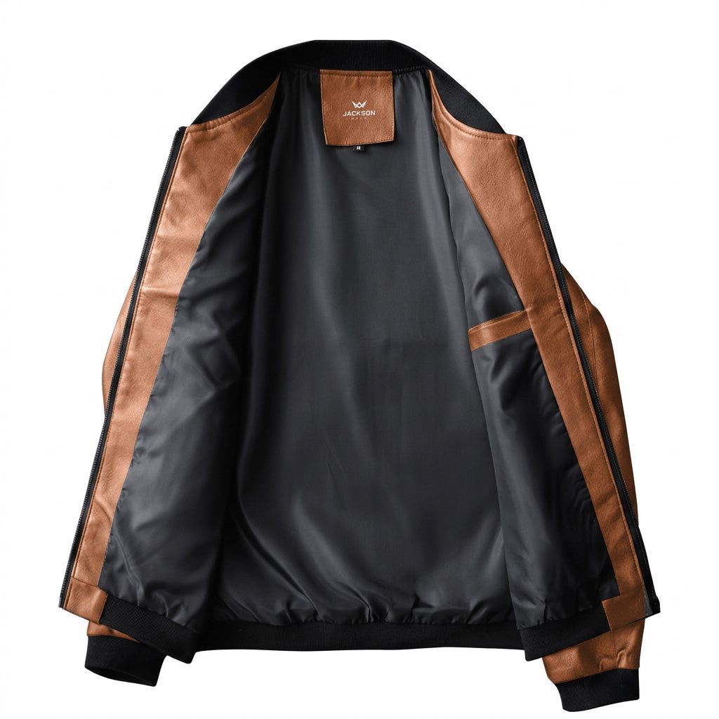 CONOR™ | Minimalist Faux Leather Jacket