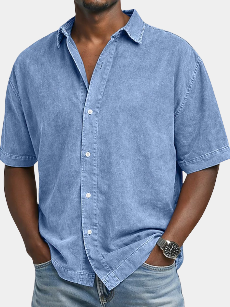 CONOR™™ | Men's Acid Wash Shirt