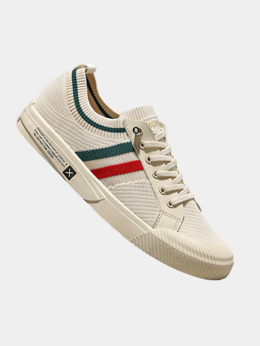 CONOR™ | Retro Knit Canvas Trainers
