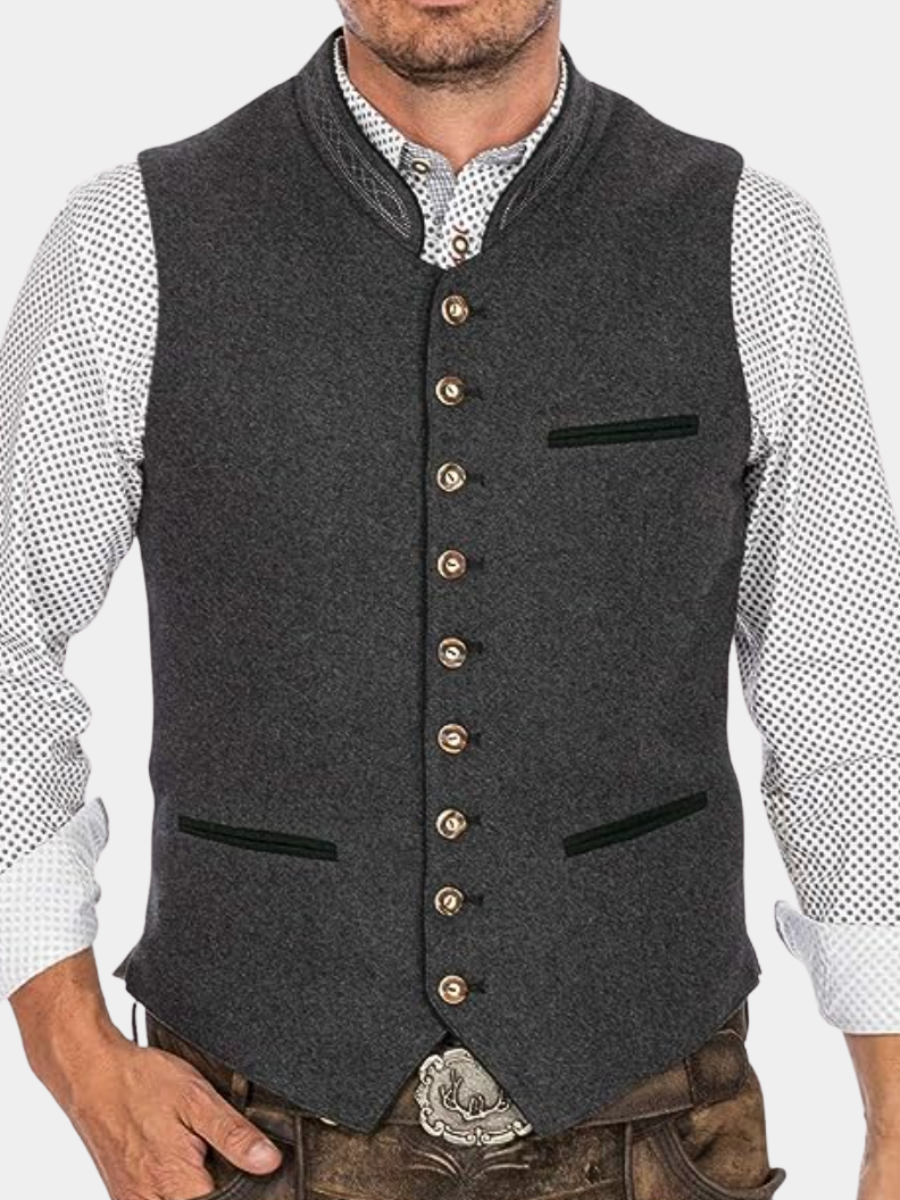 CONOR™™ | Men's Slim Trachten Vest