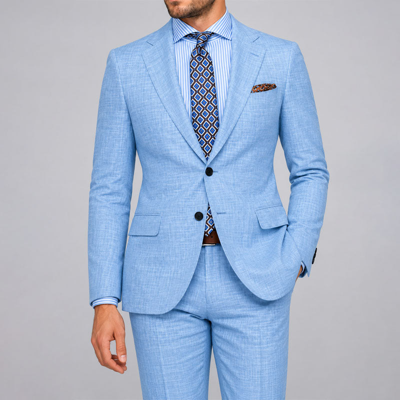 CONOR™™ | Men's Tailored Linen Two-Piece Suit