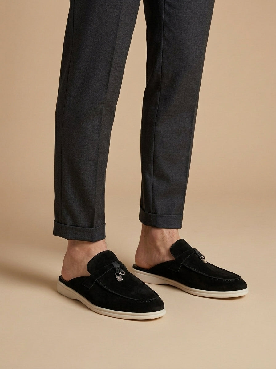 CONOR™™ | Suede Mule Loafers