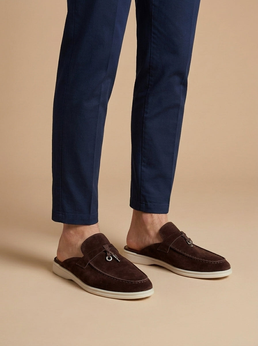CONOR™™ | Suede Mule Loafers