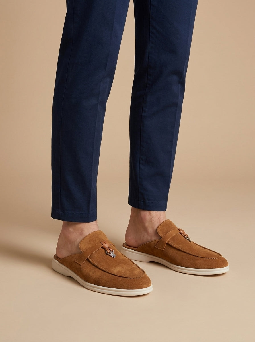 CONOR™™ | Suede Mule Loafers