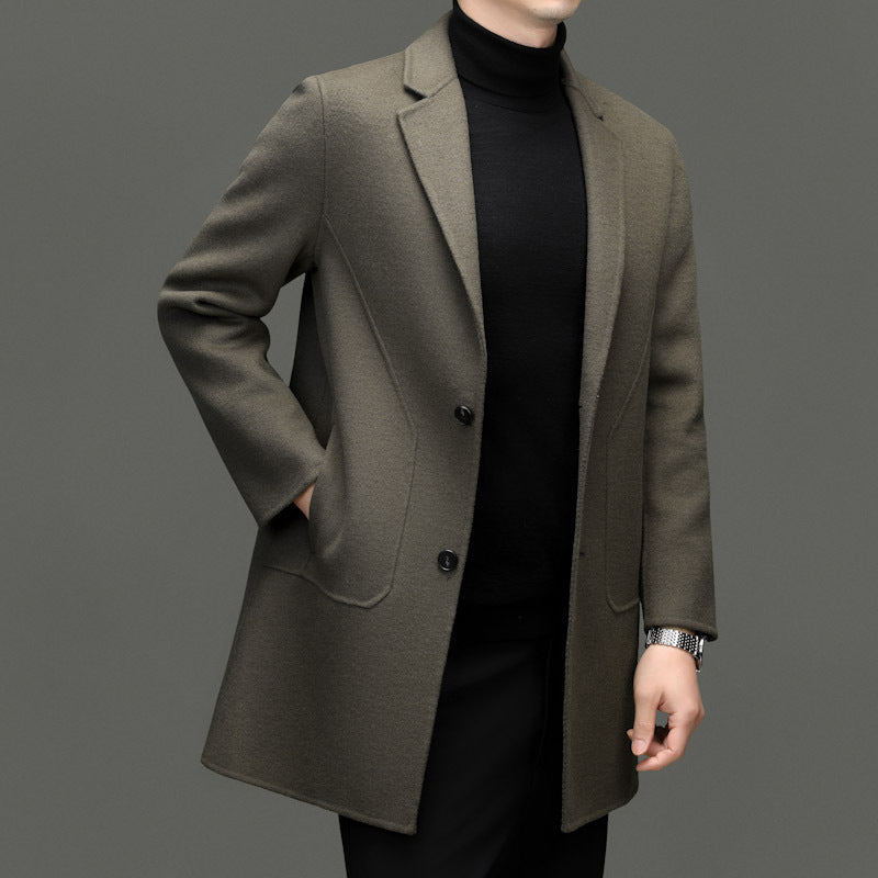 CONOR™™ | Men's Tailored Wool Overcoat