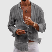 CONOR™™ | Button-Down Linen Shirt
