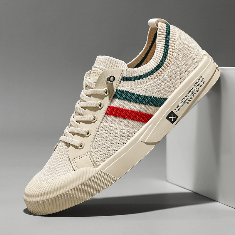 CONOR™ | Retro Knit Canvas Trainers