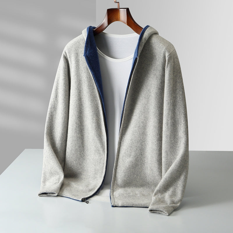 CONOR™ | Napoli Reversible Cashmere Hoodie