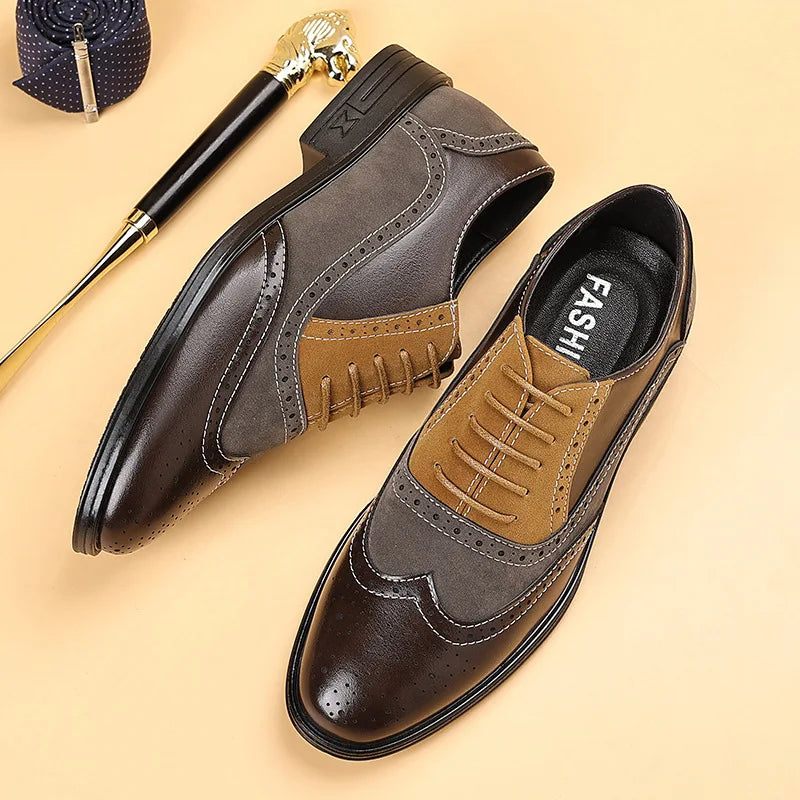 CONOR™ | BROGUE LACE-UP SHOES FOR MEN