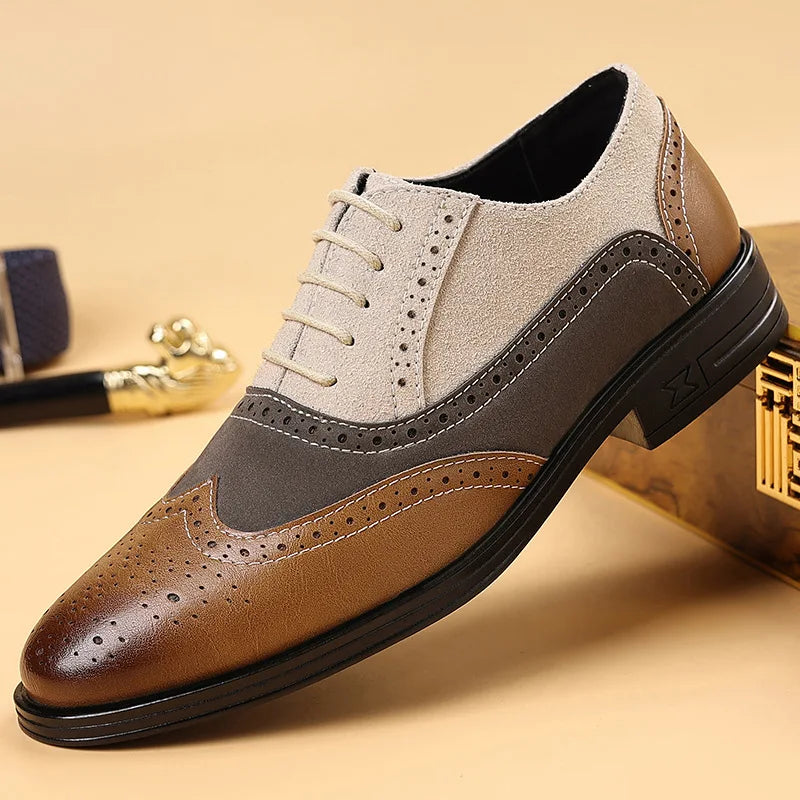 CONOR™ | BROGUE LACE-UP SHOES FOR MEN