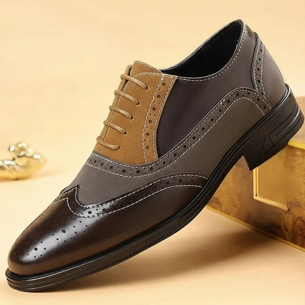 CONOR™ | BROGUE LACE-UP SHOES FOR MEN