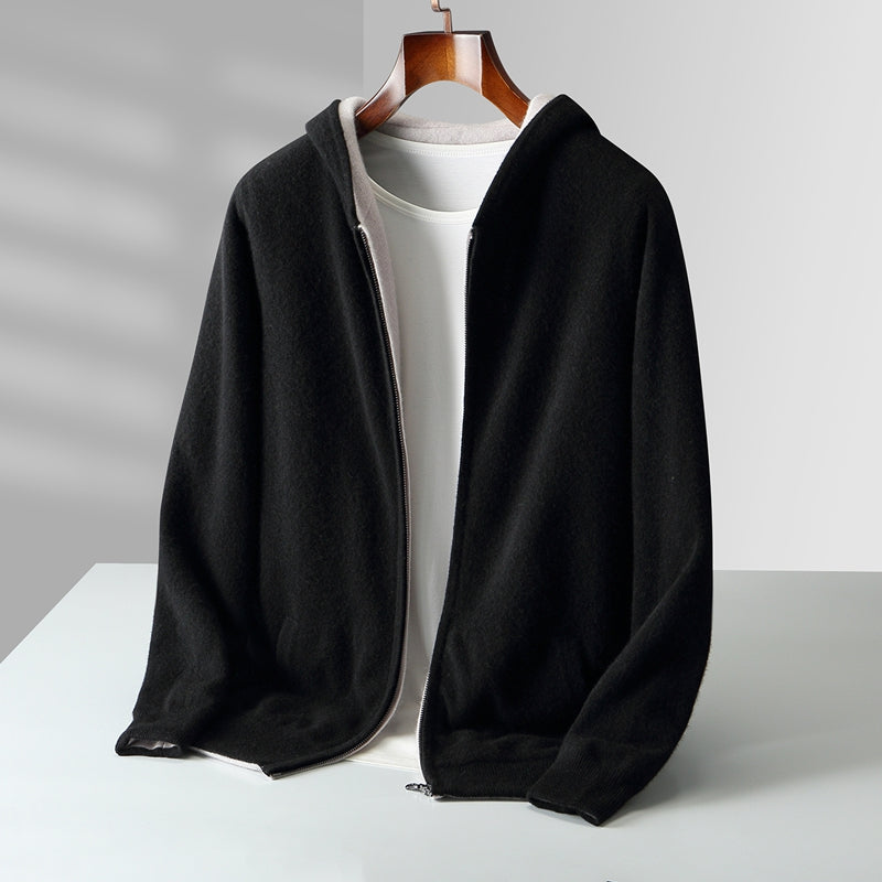 CONOR™ | Napoli Reversible Cashmere Hoodie
