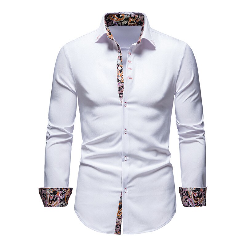 CONOR™™ | Paisley-Trim Shirt