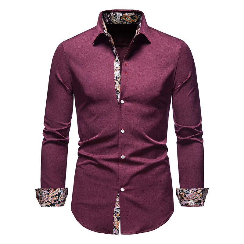CONOR™™ | Paisley-Trim Shirt