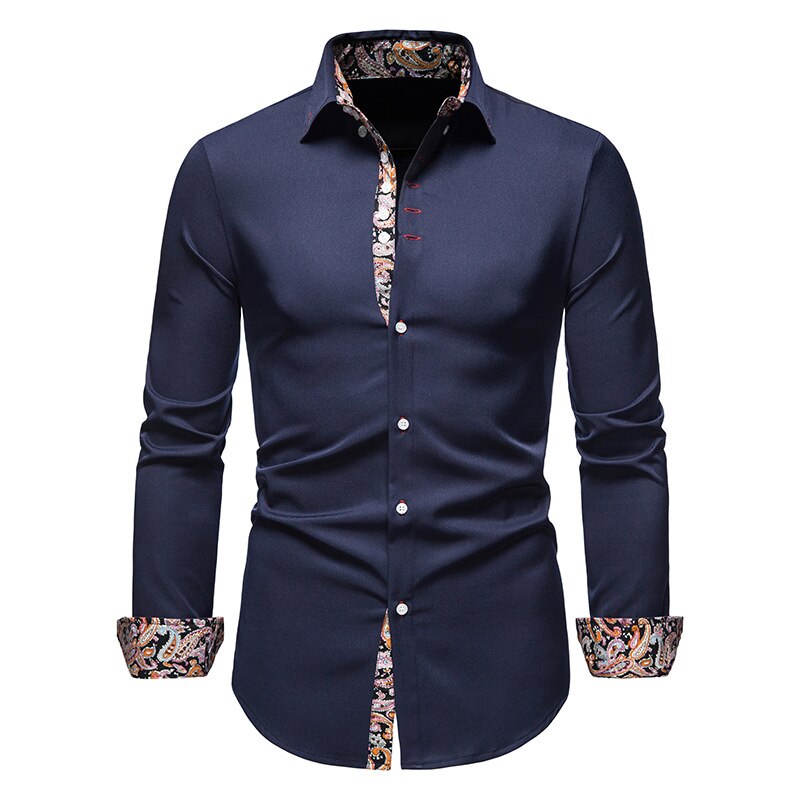 CONOR™™ | Paisley-Trim Shirt