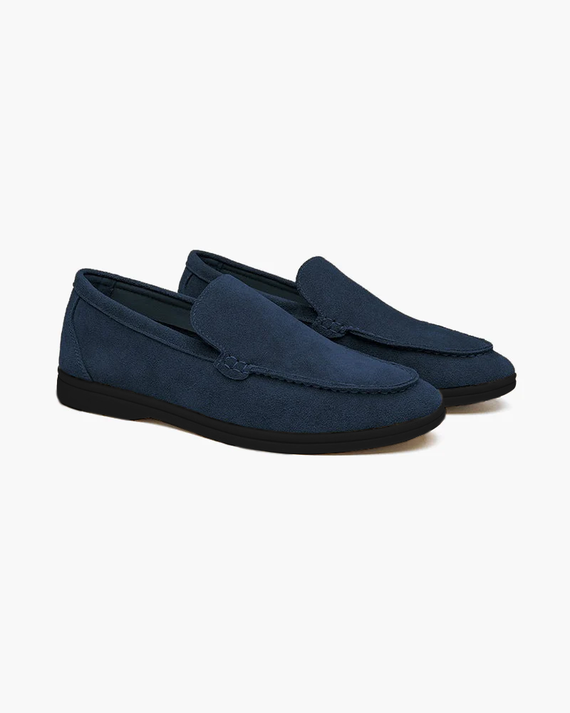 CONOR™ | Premium Suede Loafers - Black Soles
