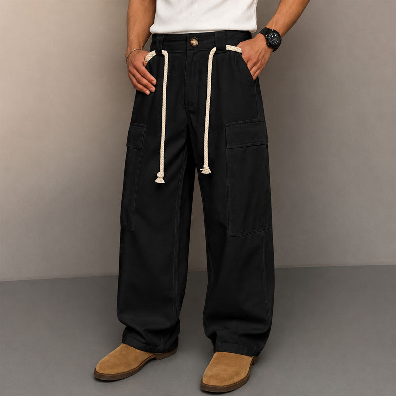 CONOR™™ | Men's Wide-Leg Cargo Trousers