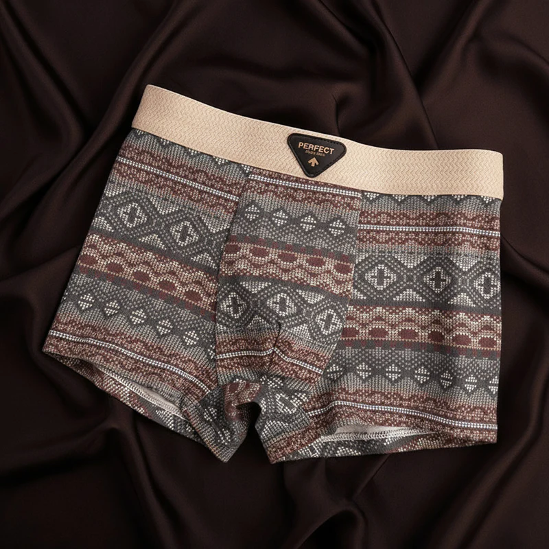 CONOR™™ | Men's Cotton Geometric Boxer Briefs