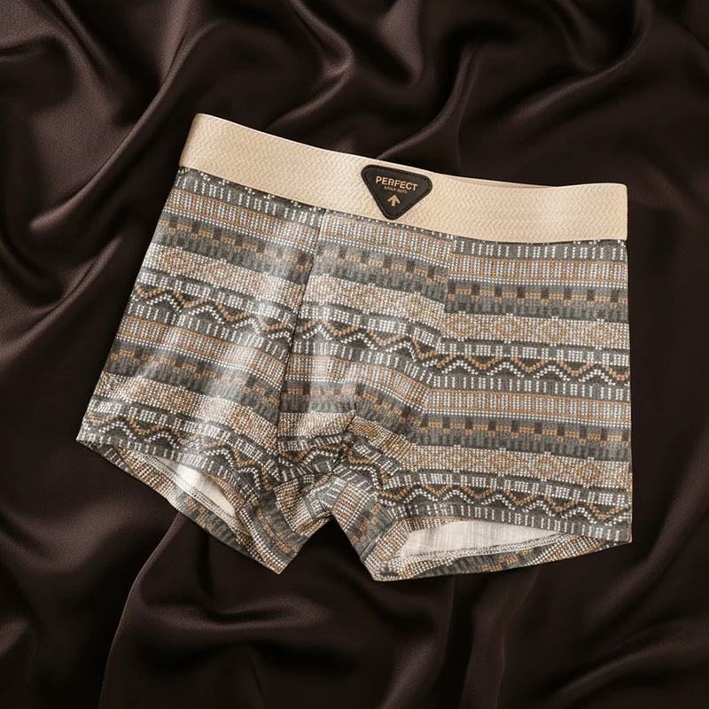 CONOR™™ | Men's Cotton Geometric Boxer Briefs
