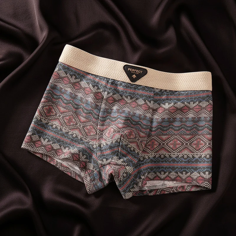 CONOR™™ | Men's Cotton Geometric Boxer Briefs