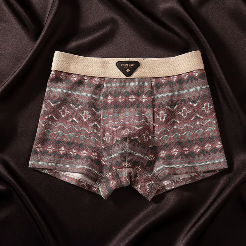CONOR™™ | Men's Cotton Geometric Boxer Briefs