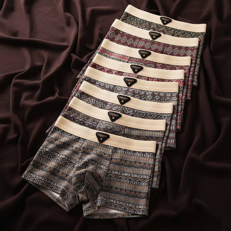 CONOR™™ | Men's Cotton Geometric Boxer Briefs