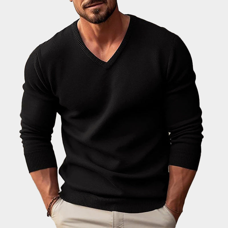 CONOR™ | Men's Acrylic V-Neck Knit