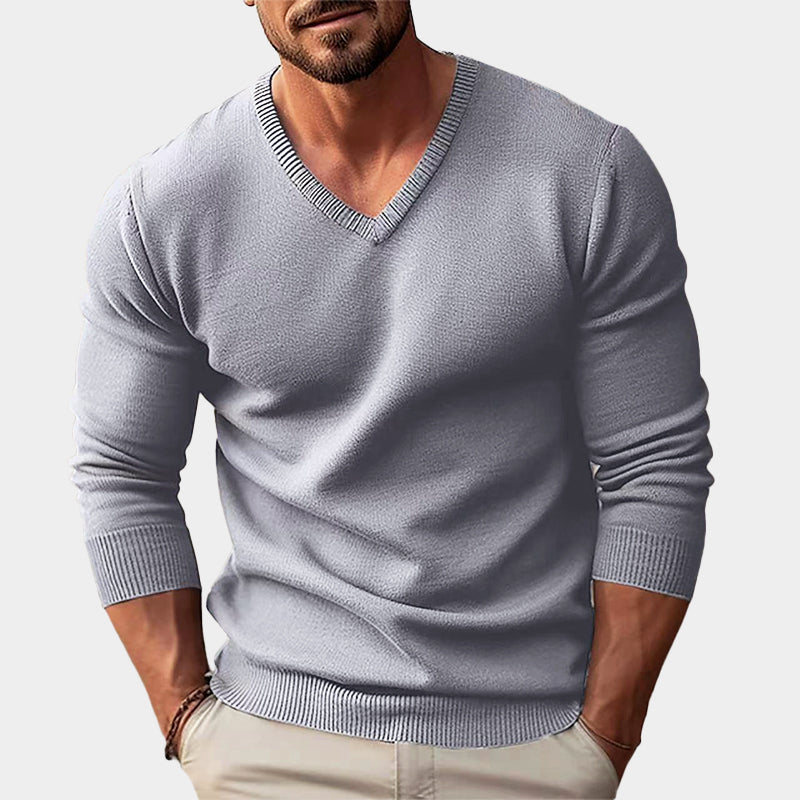 CONOR™ | Men's Acrylic V-Neck Knit