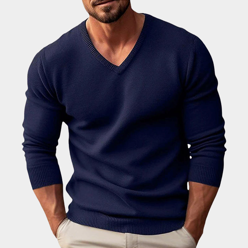 CONOR™ | Men's Acrylic V-Neck Knit