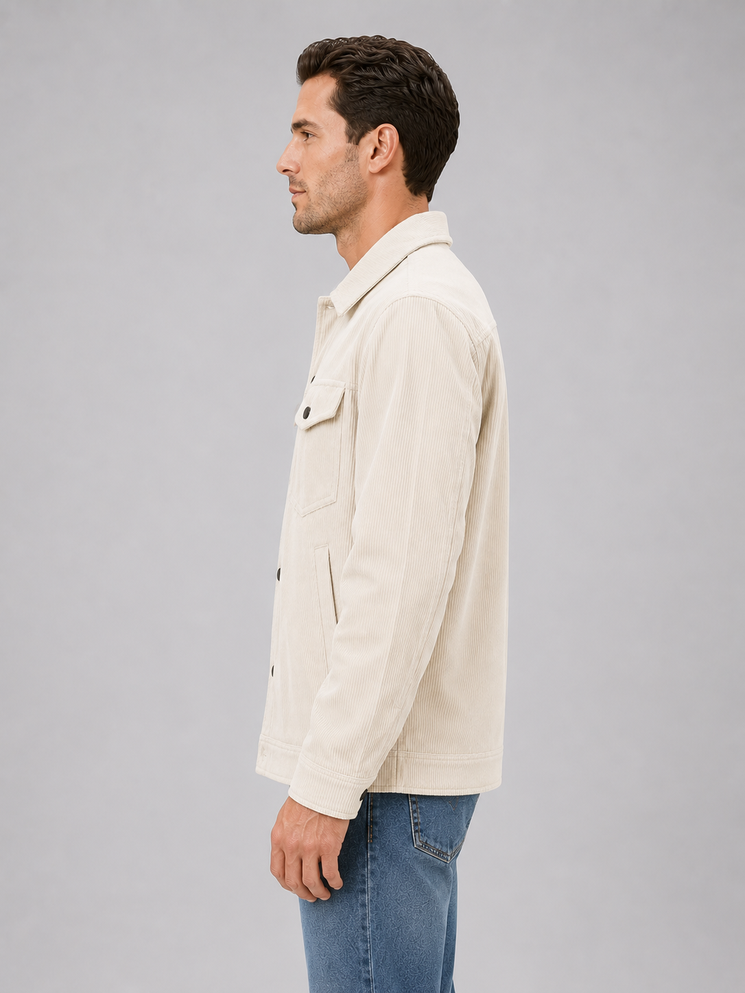 CONOR™ | Cotton Button-Up Shirt Jacket