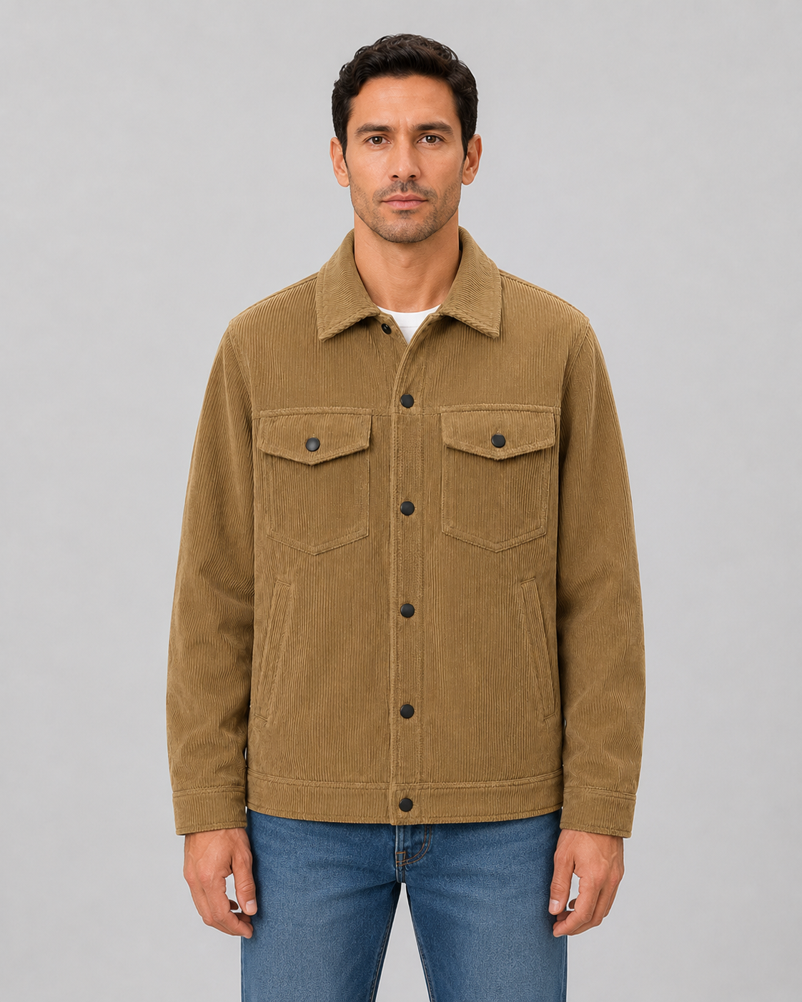 CONOR™ | Cotton Button-Up Shirt Jacket