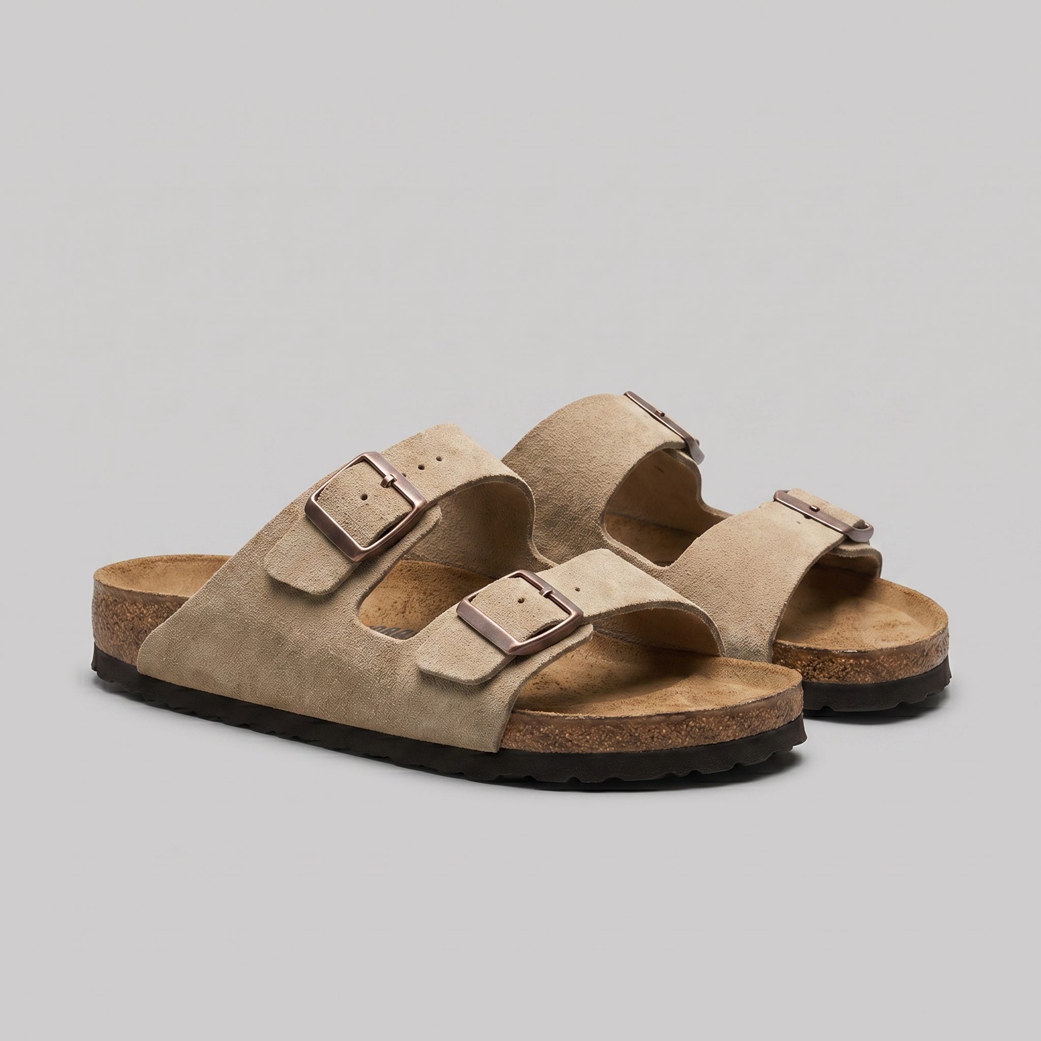 CONOR™™ | Men's Double-Buckle Suede Sandals