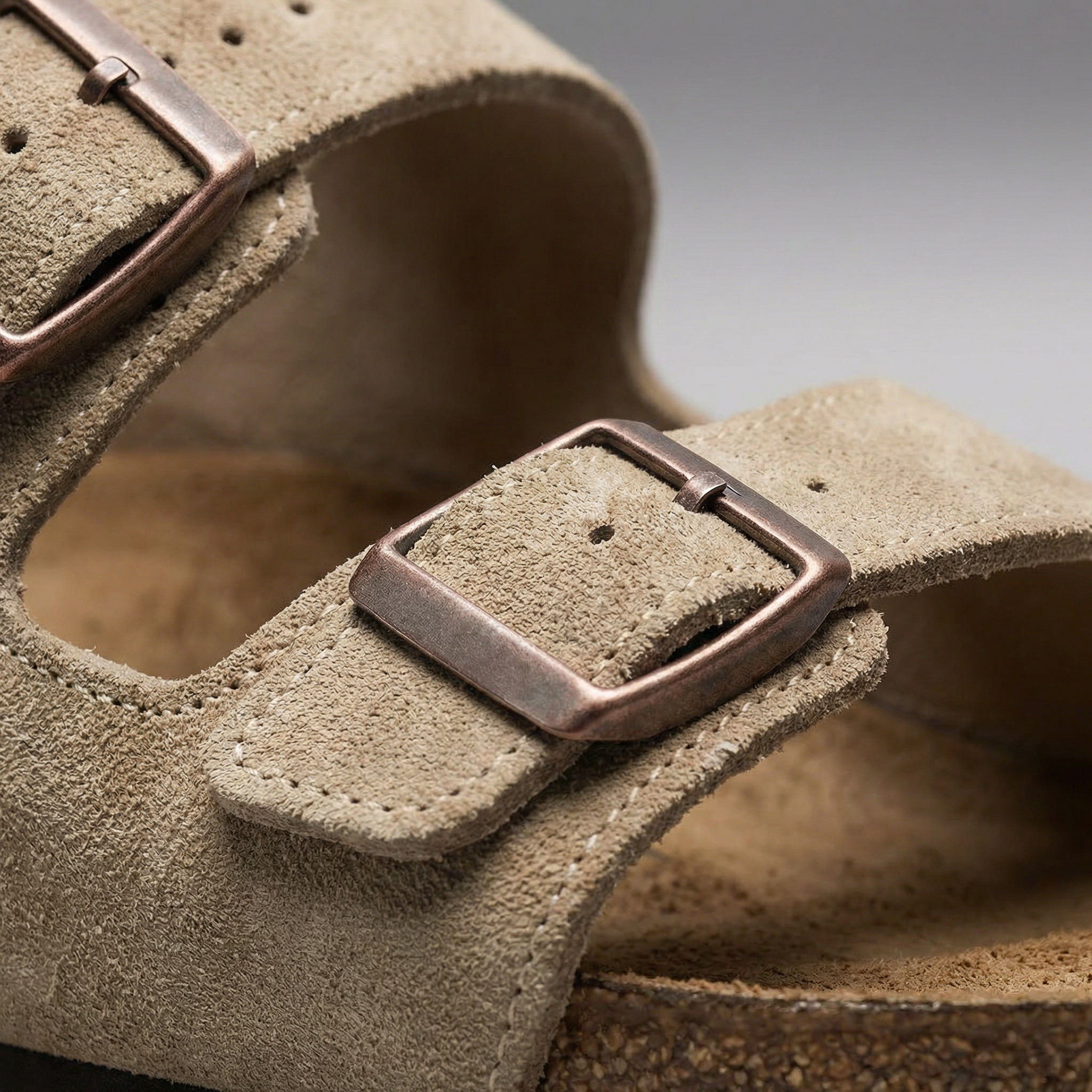 CONOR™™ | Men's Double-Buckle Suede Sandals