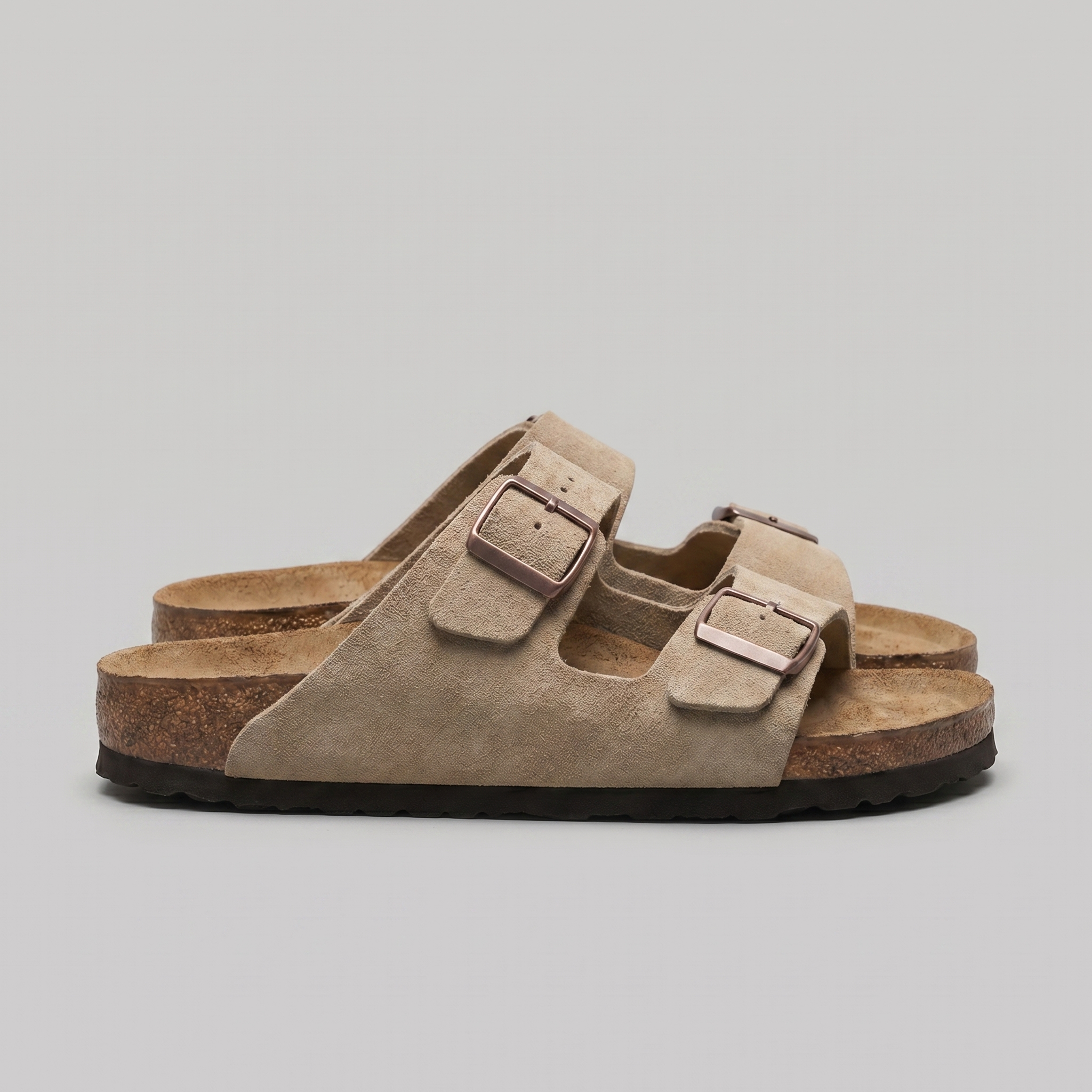 CONOR™™ | Men's Double-Buckle Suede Sandals