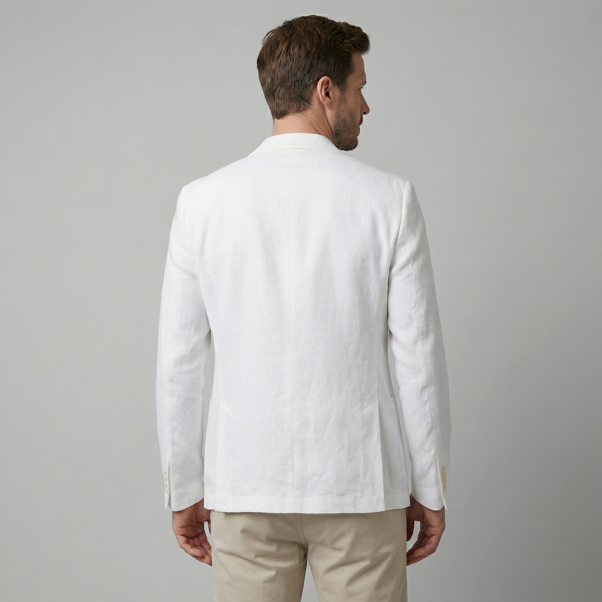 CONOR™| Men's Two-Button Linen Blazer