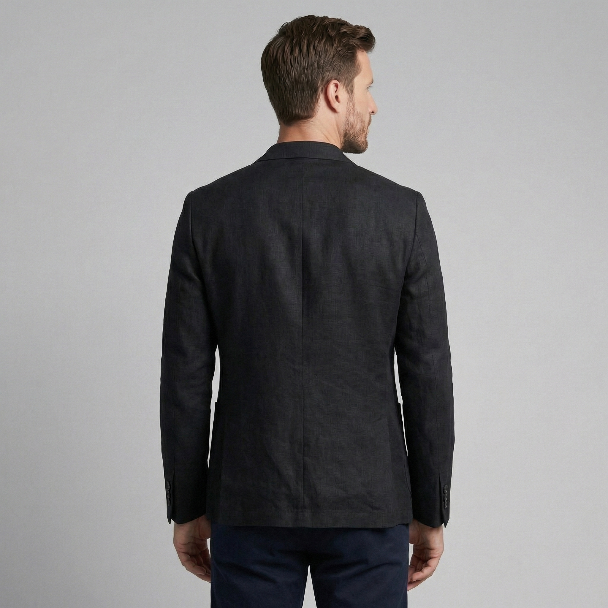 CONOR™| Men's Two-Button Linen Blazer