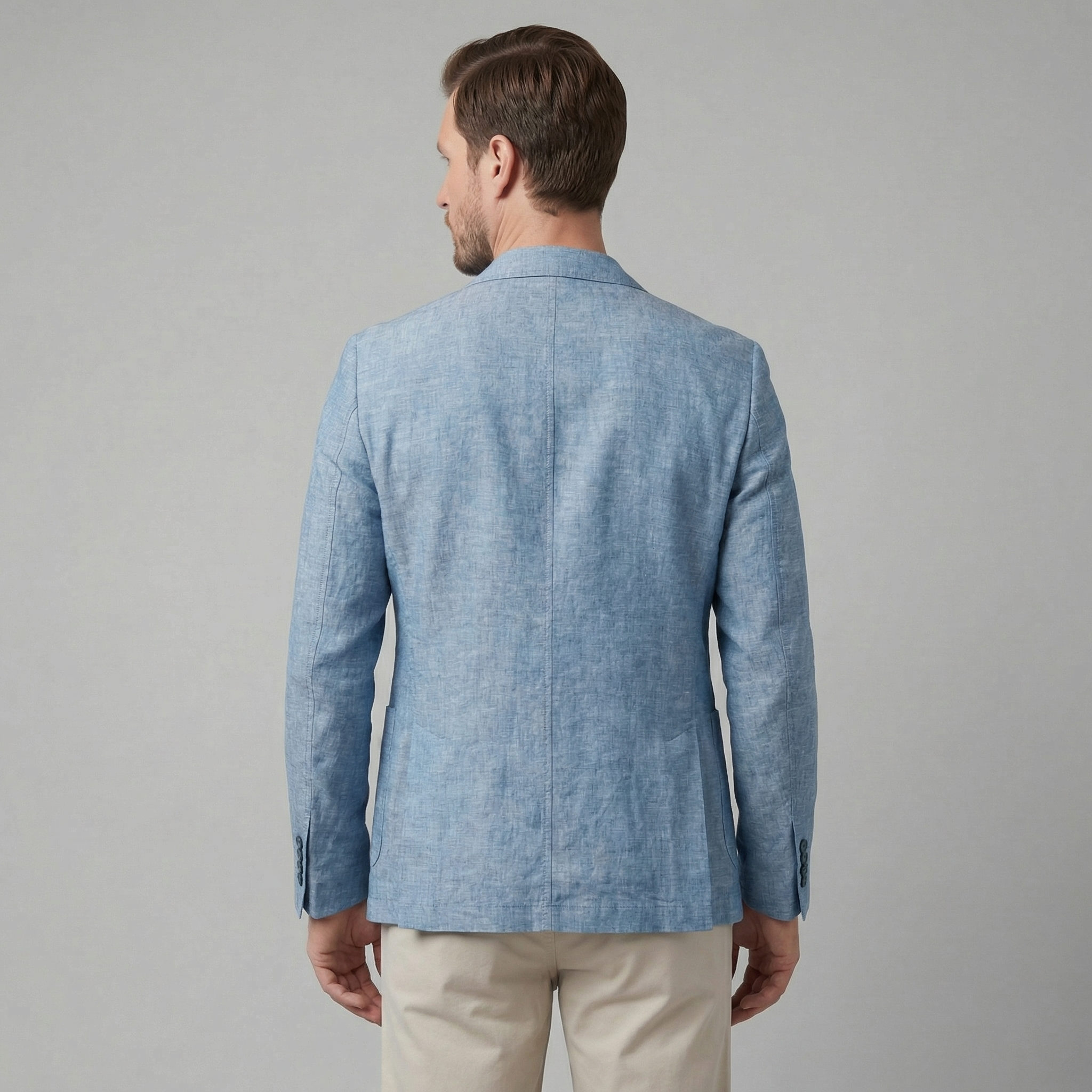 CONOR™| Men's Two-Button Linen Blazer