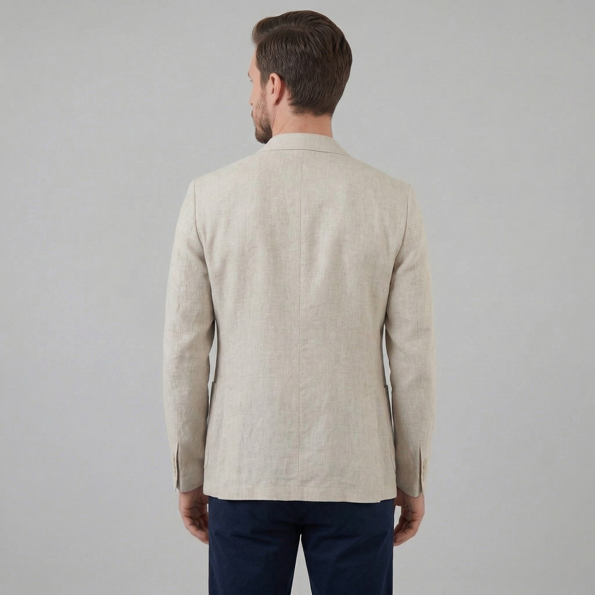 CONOR™| Men's Two-Button Linen Blazer