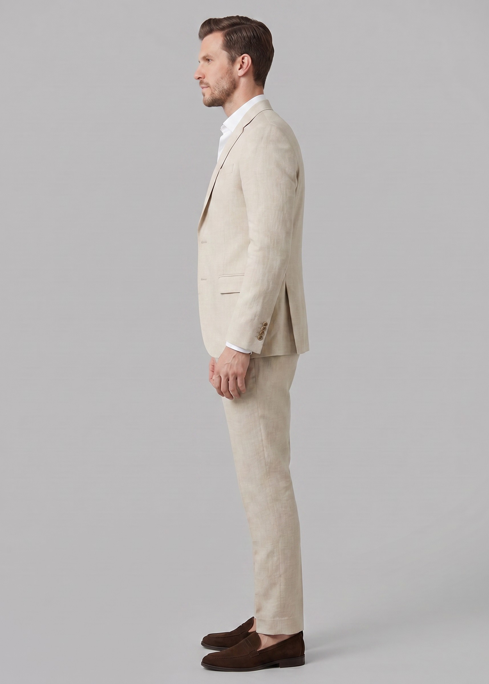 CONOR™™ | Men's Linen Blend Two-Piece Suit