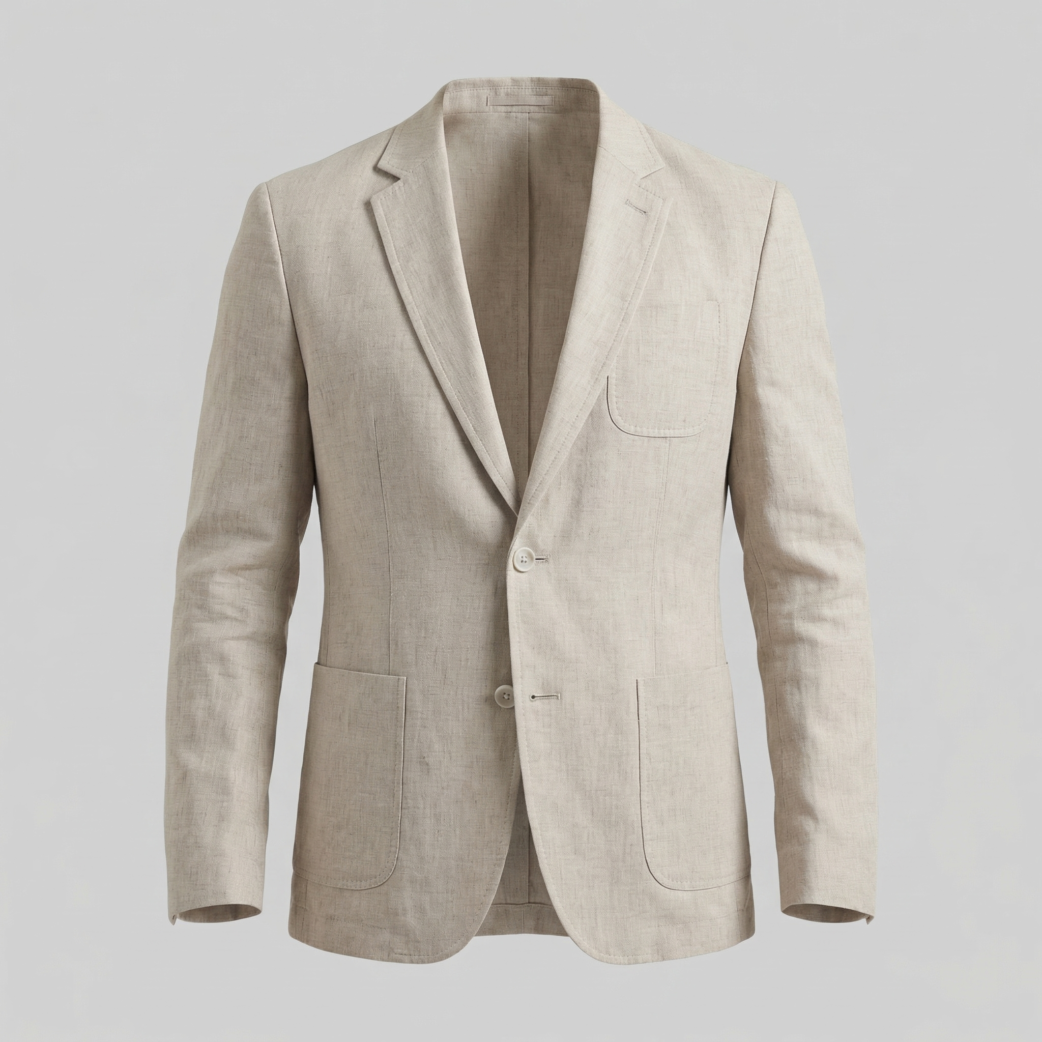 CONOR™| Men's Two-Button Linen Blazer