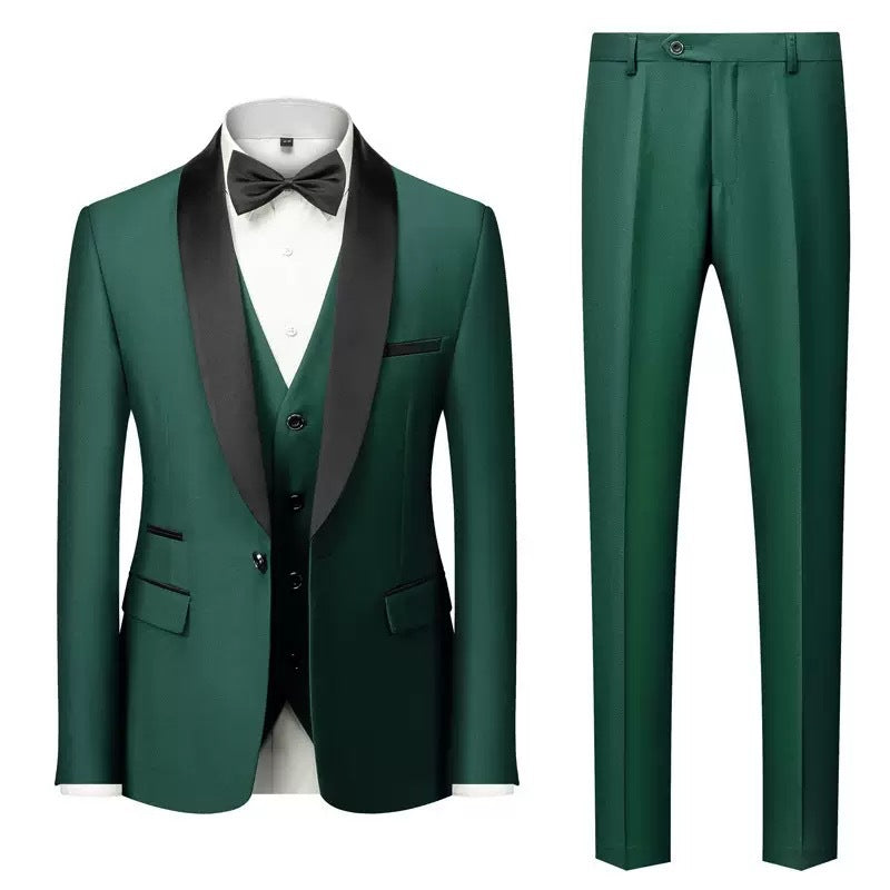 CONOR™™ | Men's Satin-Trim Evening Tuxedo