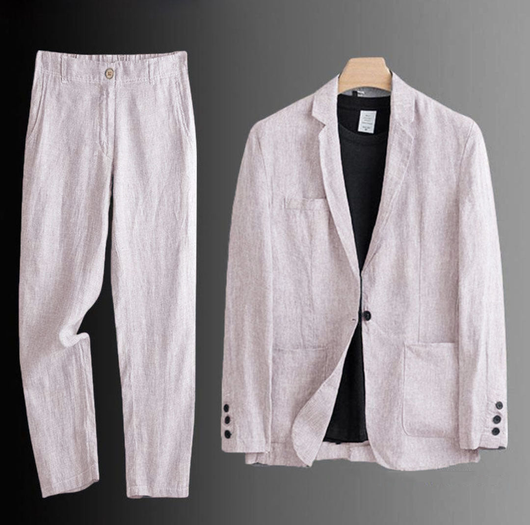 CONOR™™ | Men's Pure Linen Coord