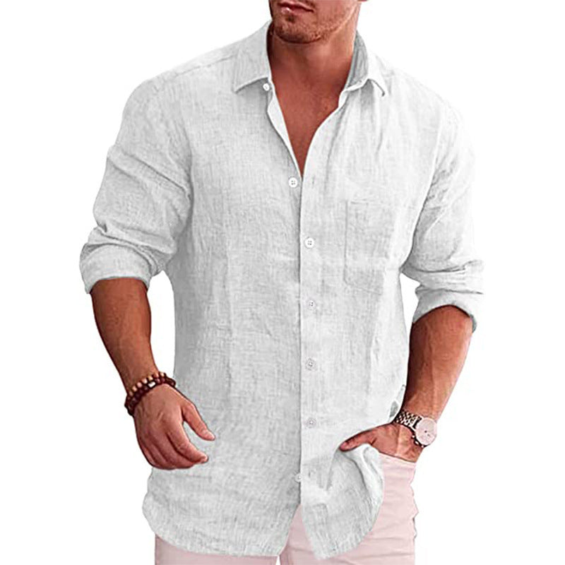 CONOR™™ | Men's Cotton-Linen Longsleeve