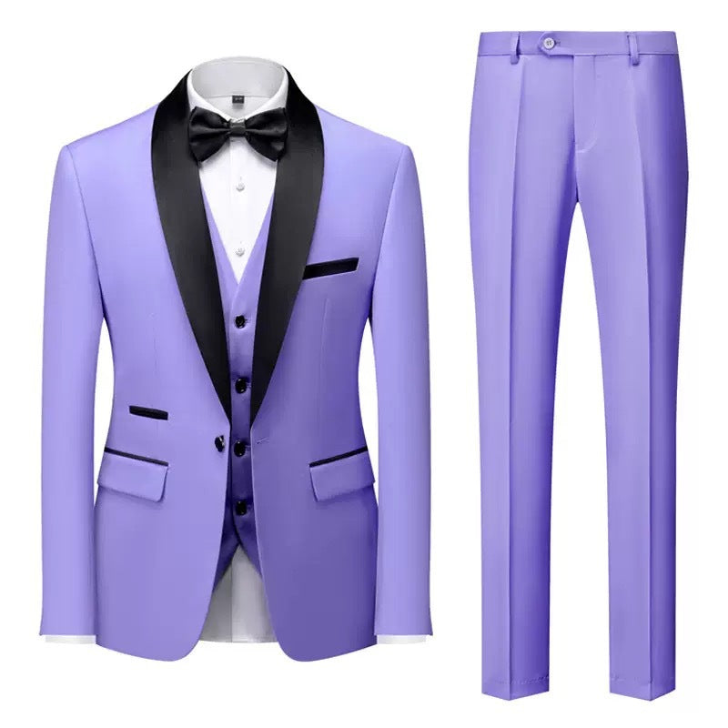 CONOR™™ | Men's Satin-Trim Evening Tuxedo
