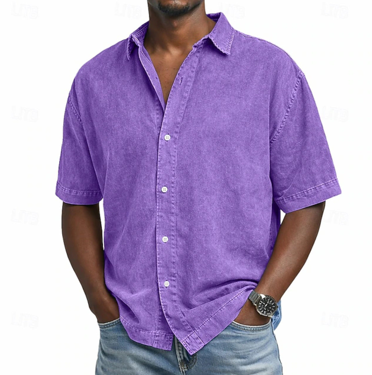 CONOR™™ | Men's Acid Wash Shirt