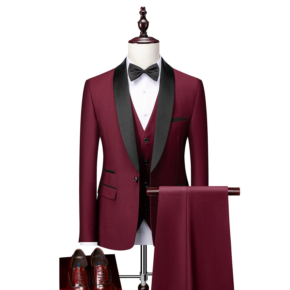 CONOR™™ | Men's Satin-Trim Evening Tuxedo