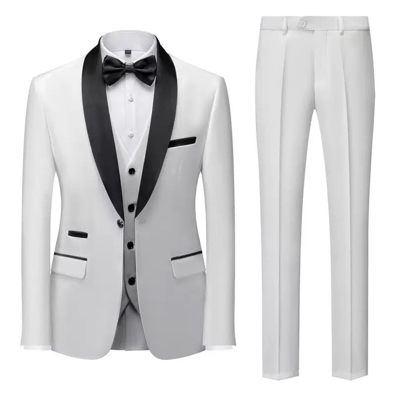 CONOR™™ | Men's Satin-Trim Evening Tuxedo