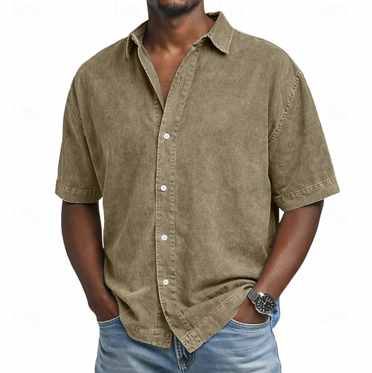 CONOR™™ | Men's Acid Wash Shirt