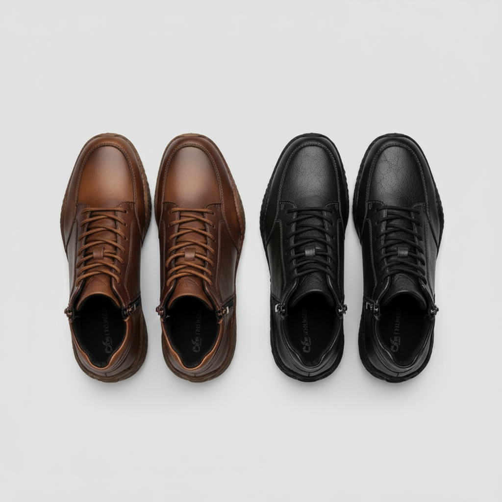 CONOR™ | RUGGED LEATHER BOOTS FOR MEN