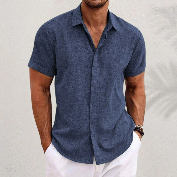 CONOR™™ | Linen Short-Sleeve